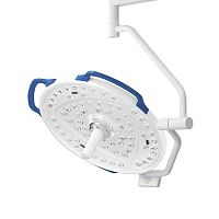 Ceiling-mounted surgical light VLED 5000LED2-armwith control panel