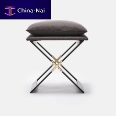 Contemporary stool MARXsteel baseupholsteredcushion