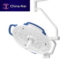Ceiling-mounted surgical light VLED 5000LED2-armwith control panel