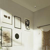 Surface mounted spotlight NANOPERFETTO BASELEDroundIP40