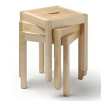 Contemporary stool SEMINAR KVJ1oakashbirch