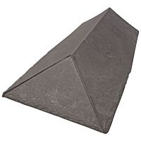 End roof tile TAPCOSLATE CLASSICangularcompositeslate look