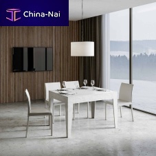 Contemporary dining table Cico Mixwalnutashnatural oak