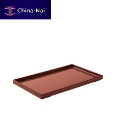 Lacquered MDF serving tray Signaturenatural resinhomecommercial
