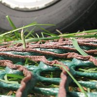 High-density polyethylene (HDPE) reinforcement grid GP-FLEX®protectivefor parking lotfor public spaces