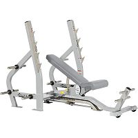 Adjustable weight training bench CF-2179Bwith barbell rack
