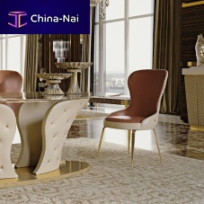 Contemporary dining chair Charmeindoorfabricleather