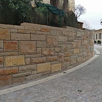 Stone wall cladding MODUL'PIERREoutdoortexturedbeige