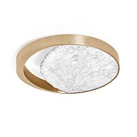 Contemporary ceiling lamp ECLIPSEsculpturalmetalmarble