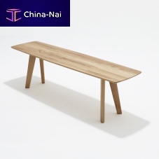 Contemporary bench FINNoaksolid woodbeech