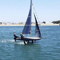 Double-handed sailing dinghy 4.7foilingregattarecreational