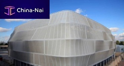 Fiberglass architectural membrane MAGICALPTFErooffor facade