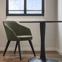Design chair SANDAYindoorfabricsolid wood base