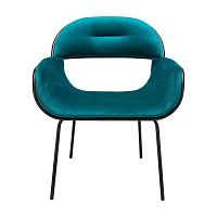 Contemporary chair Fioli LACindoorfabricsteel base