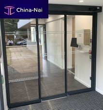 Entry door OPTIMA 100 et 150aluminumslidingcontemporary