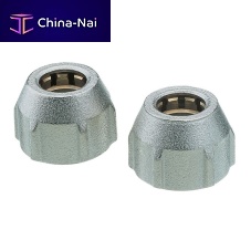 Compressed air fitting MKV-Mcompressionnickel-platedstainless steel