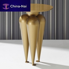 Original design pedestal table DANSEUSEwoodenwooden baseround
