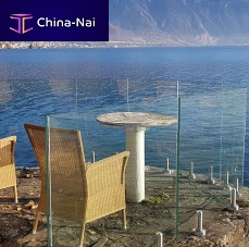 Glass panel railing PACIFIC indooroutdoorfor stair