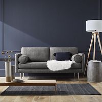 Contemporary sofa JORELvelvetcottoncanvas