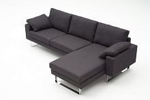 Corner sofa HANDYcontemporaryfabricleather