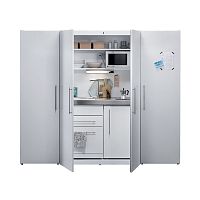 Contemporary storage cabinet for kitchen SKM 120metalfor refrigerators