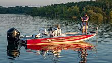 Outboard bay boat 22 BAYtwin-enginecenter consoleopen