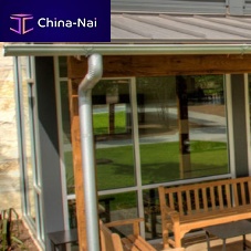 Aluminum roof gutter coppersteelsemicircular