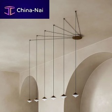 Pendant lamp Horizonironglasstraditional