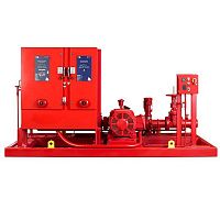 Self-priming pumping unit HSC FirePak stationaryindustrialfirefighting