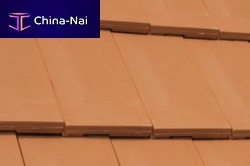 Interlocking roof tile 157A93flatclay