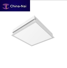 Light suspended ceiling AT/FIREsheet steelpanelfor clean rooms