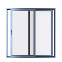 Aluminum sliding system S 36 KSglass doorconcealed runner
