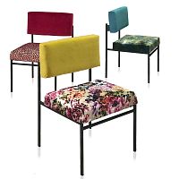 Contemporary dining chair AUREAindoorvelvetlinen