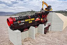 Drum screener rotaryfixedfor bulk materials