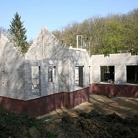 Studded drainage membrane high-density polyethylene (HDPE)protectionfoundation