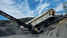 Vibrating screener L520s-3t coalportable