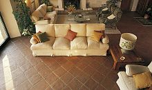 Living room tile TUSCANfor floorterracottaclay
