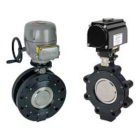 High-performance valve 36/37 seriesbutterflyelectrically-actuatedpneumatically-operated