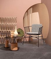 Contemporary chair JEANETTE LOUNGEgardenindoorfabric