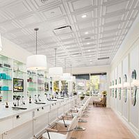 Vinyl suspended ceiling CAMBRIDGE tilefor officefor conference rooms
