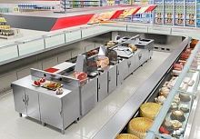 Contemporary kitchen H1stainless steelislandlarge