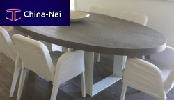 Contemporary dining table HAUTEoakovalhome