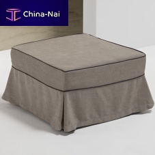 Bed pouf CHIPcontemporaryfabricleather