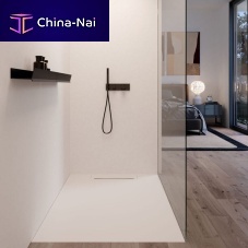 Rectangular shower tray SANDYraisedabove floorceramic
