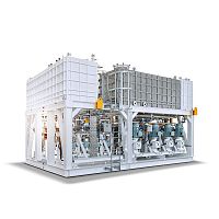 Oil batch blender gasfor chemicalsvolumetric