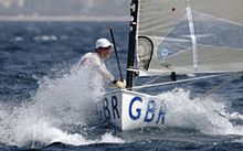 Single-handed sailing dinghy olympic FinnregattaFinncatboat