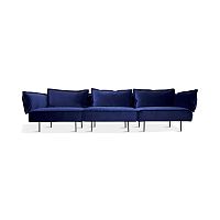 Modular sofa ROYAL BLUE contemporaryvelvetblue