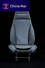 Aircraft cabin headrest cover