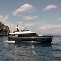 Cruising motor yacht MAGELLANO 60explorerflybridge3-cabin