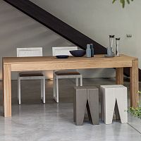 Contemporary table LOKIoakrectangularextending